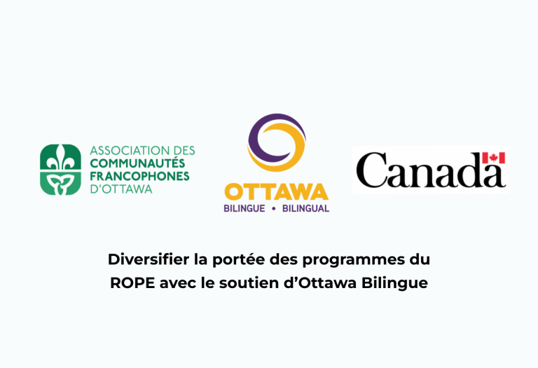 Diversifier la portée des programmes du ROPE avec le soutien d’Ottawa Bilingue